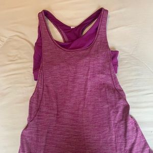 Lululemon Tank with shelf Bra